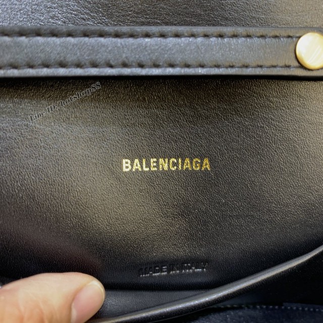 Balenciaga專櫃爆款鱷魚紋鏈條包女士肩背包 巴黎世家沙漏鏈條斜挎包 fyj1891